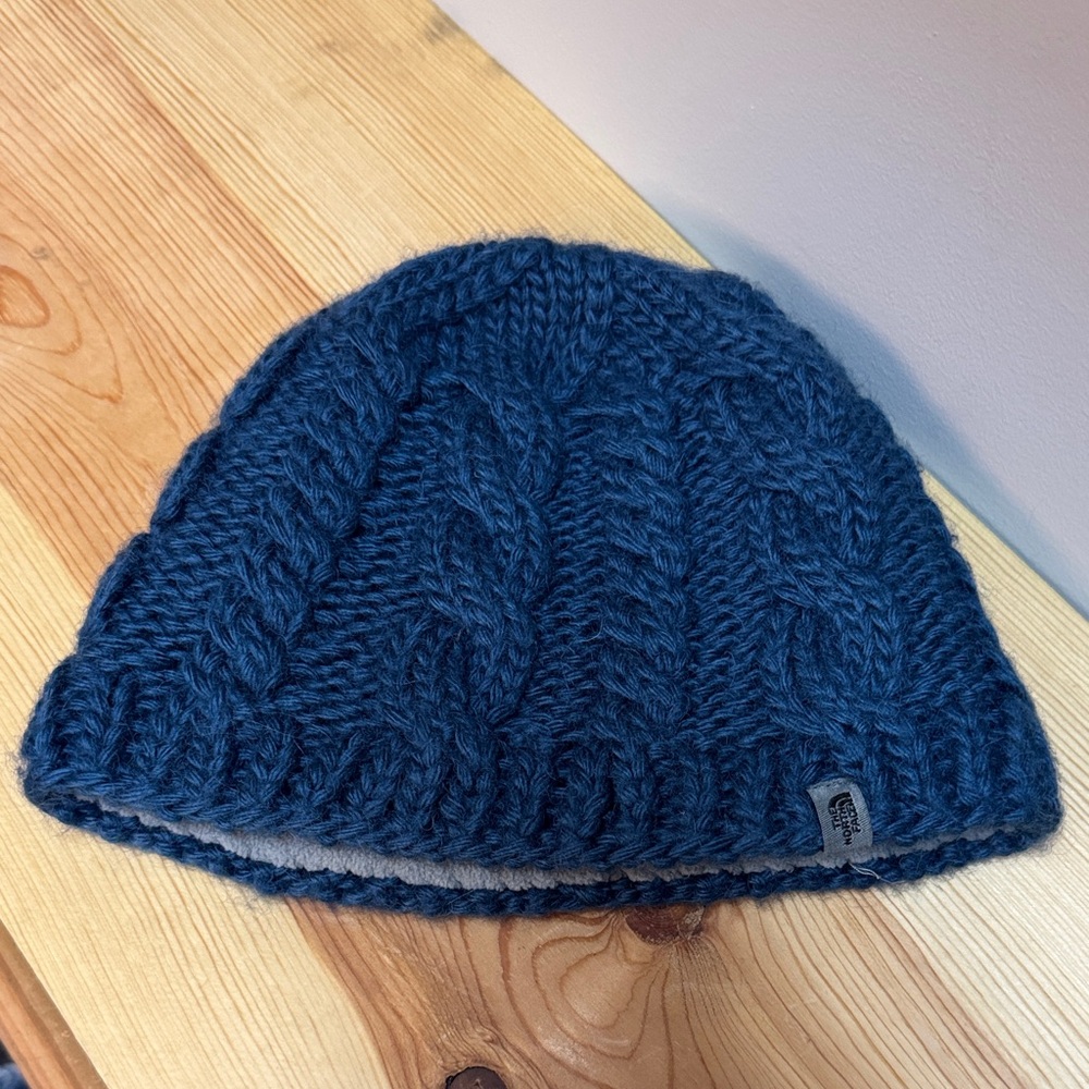The North Face Deep Blue Knit Hat